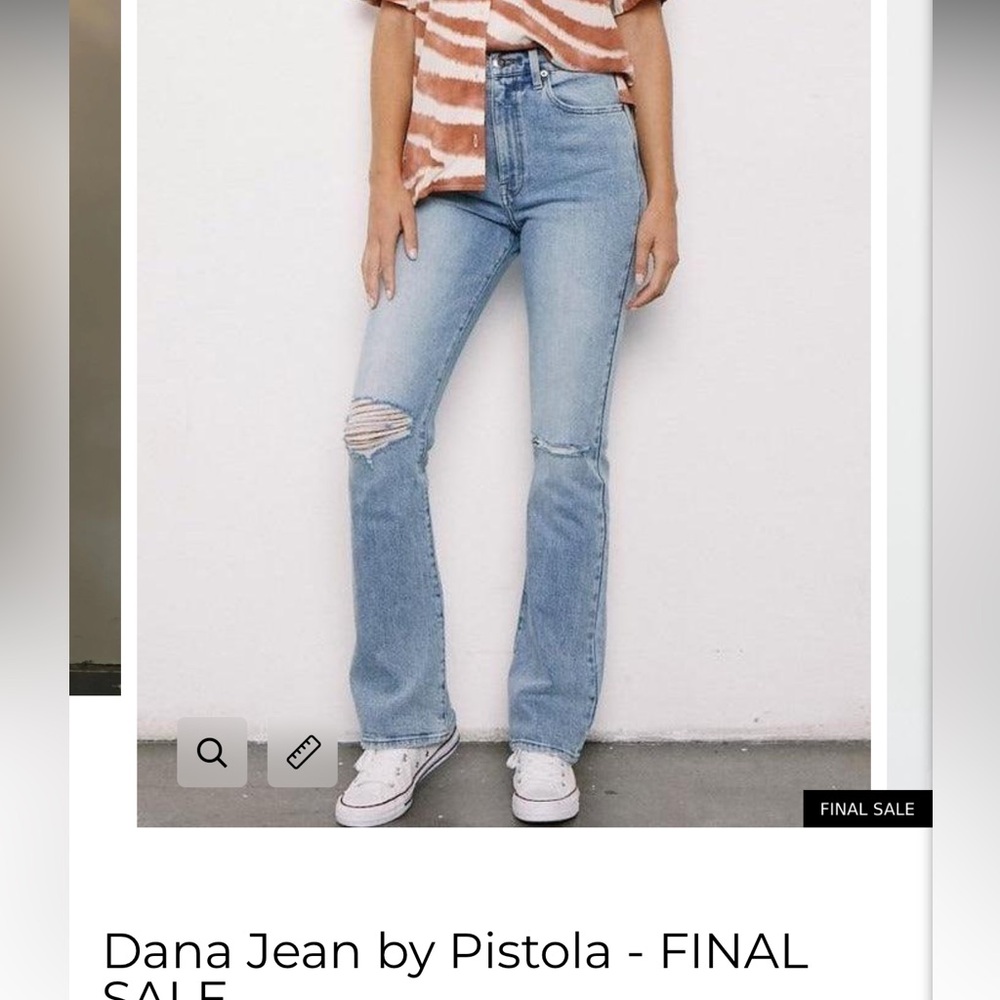 Pistola Light Blue Distressed Jeans